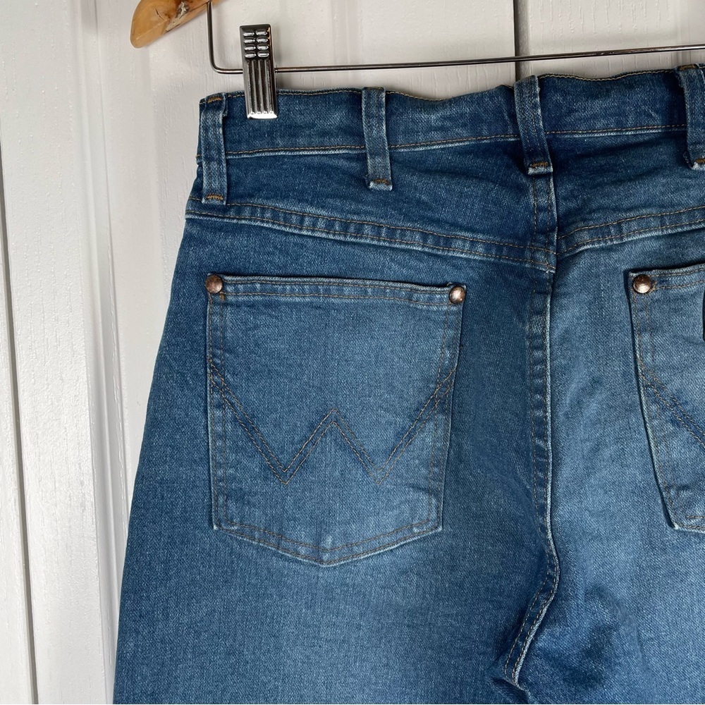 Wrangler A001 3030 Jeans Women’s 28 Blue Straight Leg Coastal Cowgirl Western - Picture 10 of 15